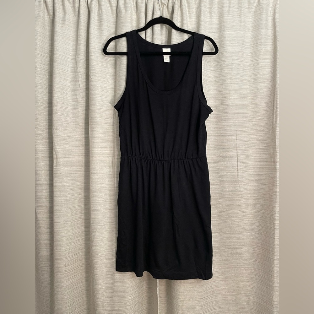 H&M black tank dress